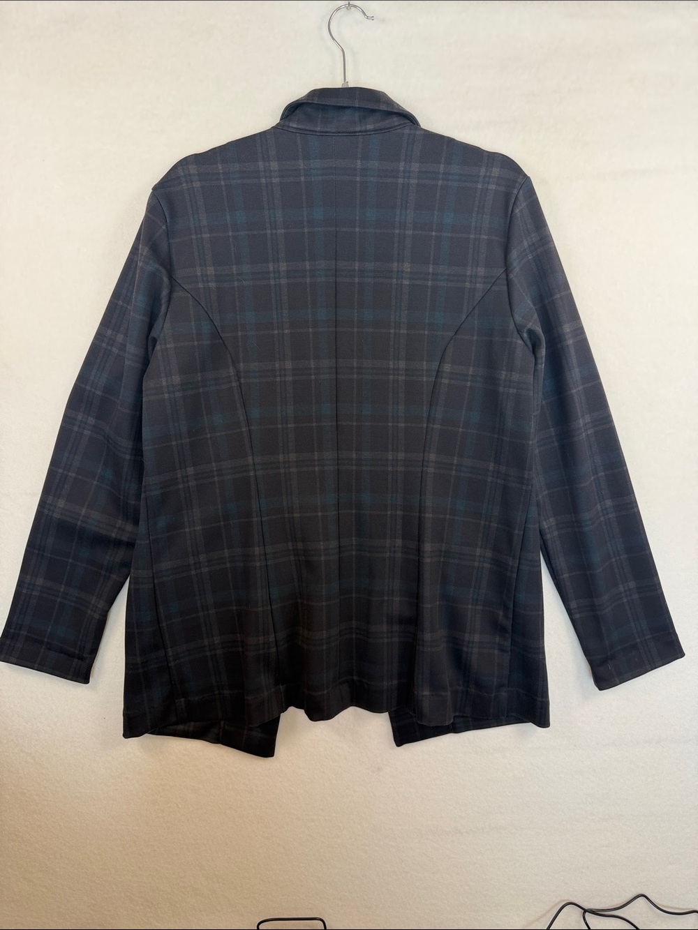 Liverpool Navy Plaid Blazer Jacket - Picture 5 of 6